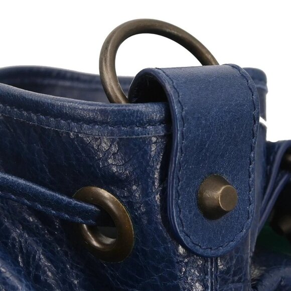 Balenciaga Blue Classic Mini Pompon 2way Handbag 246438.4160 J.1669 155073 main image 10